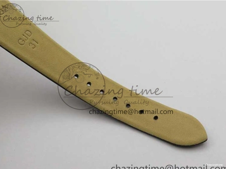 0410 StreetReady Ladies’ De Ville Trésor Diamond SS 3AF 1:1 Best Edition White MOP Dial RG Markers On Black Fabric strap Swiss Quartz 7884